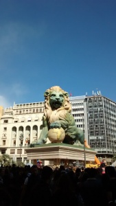 La Fuerza- main statue in the Plaza