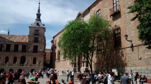 Plaza del Ayuntamiento in the old city. 
